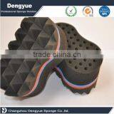 Custom 8 Shape Ellipse Shape Double Sided Hair Twist Sponge for USA Canada Barbershop thumbnail-2
