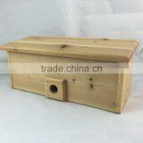 Handmade Wooden Bird House/cheap Wooden Nest for Wholesale in China thumbnail-5