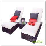 Rattan Plastic Sun Lounger,Aluminium Sun Lounger,Beach Sun Lounger thumbnail-2