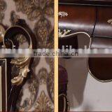 High Quality Dessing Table and Chair, Exquisite Wood Carving Dresser With Mirror, Bedroom Furniture Dressing Table (BF01-ML034) thumbnail-6