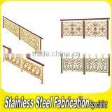 New Design Carving Decorative Stair Aluminum Stair Railing Indoor Baluster thumbnail-5