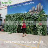 SJLJ013321 Artificial Grass Wall / Plastic Green Wall / Fake Plant Wall for Wall Decoration thumbnail-1