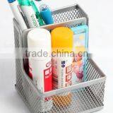 Metal Mesh Wire Office Stationery Desk Storage Organizer/ Multi-function Pen Holder thumbnail-2