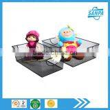 Fancy Metal Mesh Office Stationery Desk Drawer Organizer /Sundry Storage Basket thumbnail-1