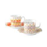 Drinkware Ceramic Tea Cup Set, Coffee Cup and Saucer Set, Arabic Tea Cup Set thumbnail-1