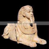 Outdoor Natural Stone Carved Stone Sphinx Statue thumbnail-1