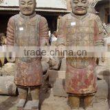 Antique Wooden Carving Statues,Wood Terracotta Warrior Sculptures thumbnail-1