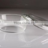 Round pyrex glass microwave oven bakeware