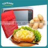 Hot selling as seen on tv red microwave oven cooking potato bag