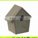 FSC Unfinished House Shape Drawer Wood Bird House thumbnail-2