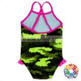 Baby Kid Camouflage Beach Wear One Piece Swimsuit Cross Back Children Swimwear thumbnail-1