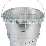 BBQ Outdoor Barbecue Bucket Portable Charcoal Camping Grill Festival Camp Fire thumbnail-1