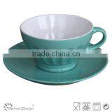 Fast Shipment Low MOQ 2015 Ceramic Breakfast Soup Bowl With Saucer,ceramic Soup Mug With Saucer, Ceramic Big Cup and Saucer thumbnail-3