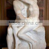 Home Decor Stone Carving Life Size Marble Erotic Sculpture