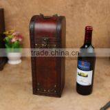 Wooden box for single wine gift ideas