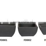 Cheap Black Iron Flower Pots Set for Sale thumbnail-1