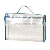 PVC Handled Transparent Zipper Comestic Bag thumbnail-1