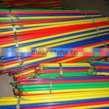 Plastic End Caps PVC Coated Wood Broom Stick /mop Stick thumbnail-3