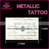 New Temporary Water Based Tattoo Sticker Skull Water Transfer Temporary Tattoo Sticker thumbnail-2