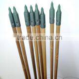 84cm/33inch Archery Bamboo Arrow Shaft With Varnish and Hunting Arrowheads thumbnail-2