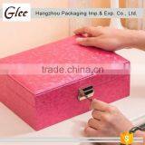 Popular Lovely Cute Custom Packaging High Quality Unique Wholesale PU Leather Jewellery Gift Box thumbnail-1