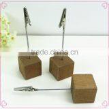 New Design OEM Tree Shaped Wooden Base Memo Clips thumbnail-3