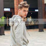 Men Pure Color Full Zip Fleece Hoodie Wholesale in Jiangxi Youth Thin Zipper Hooded Jacket thumbnail-2