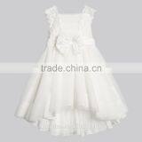 White Flower Girl Dresses Girls Satin Lace Boutique Party Dresses HSD6989 thumbnail-4