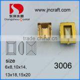 Colorful Fancy Rectangle 13*18mm Light Peach Diamond