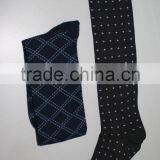 Fashion Combed Cotton Jacquard Knee High Socks thumbnail-2