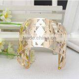 2015 Fashion Metal Gold Hollow Open Bangle Jewelry Adjustable thumbnail-4