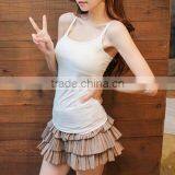 Trade Assurance Promotional 100% Cotton Custom Women Blank Tank Top thumbnail-2