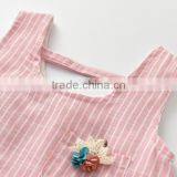 S33540W Little Girls Summer Dress Chiffon Striped Joining Lovely Dress thumbnail-3