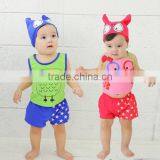 S60579B 2017 Fashion Cute Children's Swimsuit 3pcs Swimwear Sets thumbnail-1