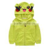 Front Open Sweatshirt Custom Kids Animal Thick Fleece Zipper Hoodies thumbnail-3