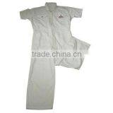 Twill Beige Short Sleeve Working Overalls thumbnail-1