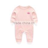 Wholesale Long Sleeve 100% Cotton Baby Romper Jumpsuit thumbnail-2