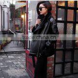Studded Faux-Leather Biker Jacket(DQ9460) thumbnail-3