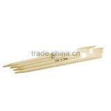 Bamboo Knitting Needles Natural Double Pointed UK5 5.5mm,15cm Long,5PCs,8seasons
