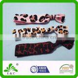 Simple Leopard Fashionable Style Good Stretch Twisted Hair Band Hair Tie Bracelet thumbnail-1