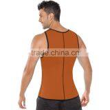 Men Ultra Sweat Thermal Muscle Shirt Hot Shapers Neoprene Slimming Body Shaper Belly Waist and Abdomen Belt Shapewear Tops Vest thumbnail-4