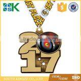 Custom Your Own Design Antique Polishing 2017 Metal Badge Medal thumbnail-1