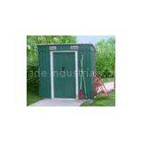 Color Board Metal Pent Shed , Waterproof Flat Roof Garden Shed For Tool 4X6 ' thumbnail-1