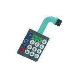PC / PET Gloss Metal Dome Membrane Switch Waterproof For Apparatuses
