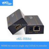 60m HDMI Extender Over Single Cat6/Cat5e Cable RJ45 HDMI Extender 60 Meter thumbnail-2