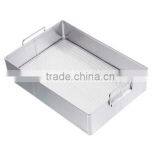 STAINLESS STEEL TRAY 6 1/2" (16.5cm) x 10" (25.5cm) thumbnail-1