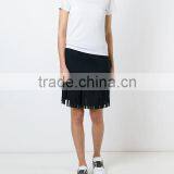 Oem Short Sleeve O Neck Blank Plain T Shirts Clothes for Women,Womens Pure White Cotton Plain T-Shirts for Printing thumbnail-3