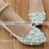 PU Flat Water Diamond Flower Bridesmaid Shoe Selection of Shoes of High Quality Studio Dress and the Women's Shoes WS026 thumbnail-2