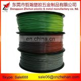 1.75mm color changed Thermochromic PLA filament pellets, material for 3d printing