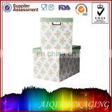 Custom Printed Decorative White Cardboard Shoe Storage Boxes With Lid thumbnail-1